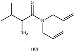 N,N-Diallyl-2-amino-3-methylbutanamidehydrochloride,1246172-80-4,结构式