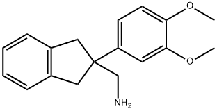 1-[2-(3,4-dimethoxyphenyl)-2,3-dihydro-1H-inden-2-yl]metha|[2-(3,4-二甲氧苯基)二氢茚-2-基]甲胺