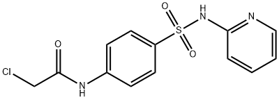 acetamide, 2-chloro-N-[4-[(2-pyridinylamino)sulfonyl]pheny Structure