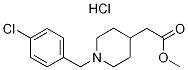 [1-(4-氯苄基)哌啶-4-基]乙酸盐酸盐甲基,1158519-06-2,结构式