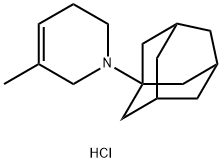 1-(1-金刚烷基)-5-甲基-1,2,3,6-四氢吡啶盐酸盐 结构式