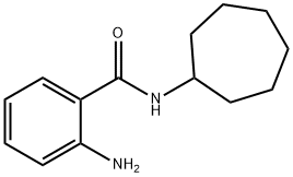 2-Amino-N-cycloheptylbenzamide 化学構造式