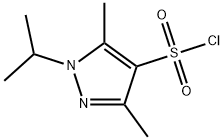1-イソプロピル-3,5-ジメチル-1H-ピラゾール-4-スルホニルクロリド 化学構造式