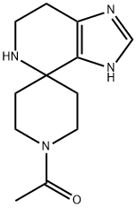 1-{3,5,6,7-四氢螺[咪唑并[4,5-C]吡啶-4,4'-哌啶]-1'-基}乙烷-1-酮,65092-21-9,结构式