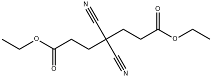 4,4-二氰基庚二酸二乙酯, 29668-96-0, 结构式