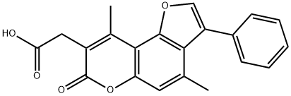 853892-52-1 2-(7-氧代-4,9-二甲基-3-苯基-吡喃并[6,5-G]苯并呋喃-8-基)乙酸