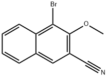 4-Bromo-3-methoxy-2-naphthonitrile 结构式