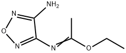 Ethyl (1E)-N-(4-amino-1,2,5-oxadiazol-3-yl)-ethanimidoate Structure