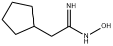 2-Cyclopentyl-N'-hydroxyethanimidamide 化学構造式