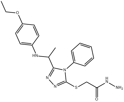1306739-36-5 2-[(5-{1-[(4-乙氧苯基)氨基]乙基}-4-苯基-4H-1,2,4-三唑-3-基)硫代]乙酰肼
