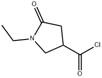1-乙基-5-氧代吡咯烷-3-甲酰氯 结构式