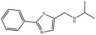 N-[(2-苯基-1,3-噻唑-5-基)甲基]丙-2-胺二盐酸盐,886494-14-0,结构式