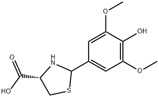 (4S)-2-(4-Hydroxy-3,5-dimethoxyphenyl)-1,3-thiazolidine-4-carboxylic acid|(4S)-2-(4-羟基-3,5-二甲氧苯基)-1,3-噻唑烷-4-羧酸