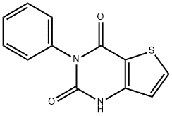3-苯基-1H-噻吩并[2,3-E]嘧啶-2,4-二酮 结构式