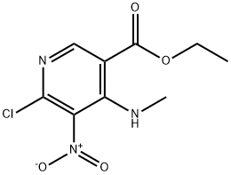 6-氯-4-(甲氨基)-5-硝基烟酸乙酯, 925427-22-1, 结构式
