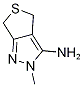 2-Methyl-2,6-dihydro-4H-thieno[3,4-c]pyrazol-3-amine 化学構造式