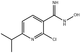 2-Chloro-N'-hydroxy-6-isopropyl-3-pyridinecarboximidamide Structure