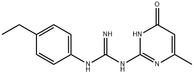 N-(4-Ethylphenyl)-N'-(6-methyl-4-oxo-1,4-dihydropyrimidin-2-yl)guanidine Structure