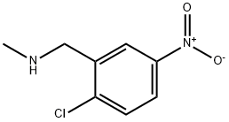 (2-Chloro-5-nitrophenyl)-N-methylmethanamine Struktur