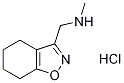 N-Methyl-1-(4,5,6,7-tetrahydro-1,2-benzisoxazol-3-yl)methanamine hydrochloride Structure