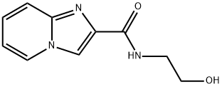 2-[(2-Hydroxyethyl)carbamoyl]imidazo[1,2-a]pyridine Struktur