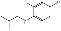 (4-Chloro-2-fluorophenyl)isobutylamine Struktur