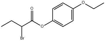 4-乙氧苯基2-溴丁酸酯 结构式