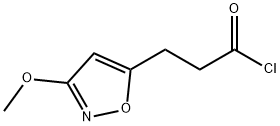 3-(3-甲氧基异恶唑-5-基)丙醇基氯化物,1243092-55-8,结构式