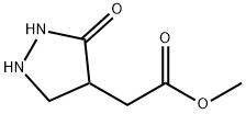 Methyl (3-oxopyrazolidin-4-yl)acetate Struktur