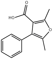2,5-二甲基-4-苯基-3-呋喃甲酸, 104794-30-1, 结构式