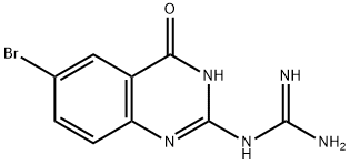 N-(6-溴-4-羟基喹唑啉-2-基)胍, 74189-10-9, 结构式