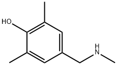 2,6-Dimethyl-4-[(methylamino)methyl]phenol Structure