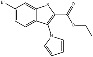 Ethyl 6-bromo-3-(1H-pyrrol-1-yl)-1-benzothiophene-2-carboxylate|