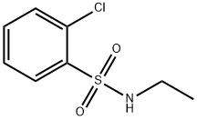 2-クロロ-N-エチルベンゼンスルホンアミド 化学構造式