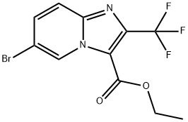 Ethyl 6-bromo-2-(trifluoromethyl)imidazo-[1,2-a]pyridine-3-carboxylate|Ethyl 6-bromo-2-(trifluoromethyl)imidazo-[1,2-a]pyridine-3-carboxylate