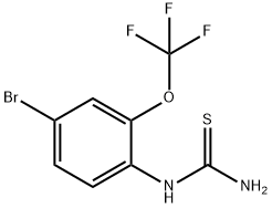 N-[4-Bromo-2-(trifluoromethoxy)phenyl]thiourea Structure