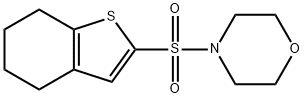 4-(4,5,6,7-Tetrahydro-1-benzothien-2-ylsulfonyl)morpholine Structure