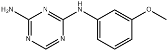 N-(3-甲氧苯基)-1,3,5-三嗪-2,4-二胺,69025-47-4,结构式