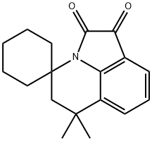 6',6'-二甲基-5',6'-二氢螺[环己烷-1,4'-吡咯并[3,2,1-IJ]喹啉]-1',2'-二酮,896662-47-8,结构式