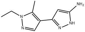 1'-ETHYL-5'-METHYL-1'H,2H-3,4'-BIPYRAZOL-5-AMINE,943107-19-5,结构式