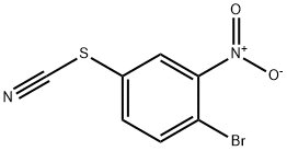 1-溴-2-硝基-4-硫代氰酸酯邻-苯,408328-22-3,结构式