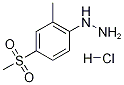 1-(2-METHYL-4-METHYLSULFONYL)PHENYLHYDRAZINE HYDROCHLORIDE Struktur