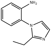 2-(2-乙基-1H-咪唑-1-基)苯胺,937607-78-8,结构式