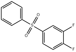 1,2-ジフルオロ-4-(フェニルスルホニル)ベンゼン 化学構造式