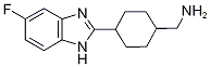 4-(5-FLUORO-1H-BENZIMIDAZOL-2-YL)CYCLOHEXYL]METHYLAMINE Struktur