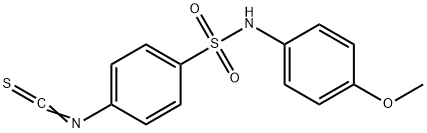 4-ISOTHIOCYANATO-N-(4-METHOXYPHENYL)BENZENESULFONAMIDE Structure