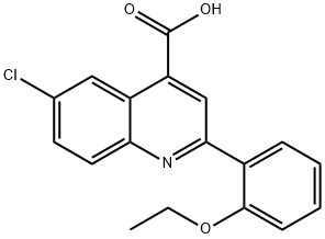 6-CHLORO-2-(2-ETHOXYPHENYL)QUINOLINE-4-CARBOXYLICACID|6-氯-2-(2-乙氧苯基)-喹啉-4-羧酸
