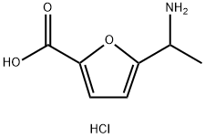 5-(1-AMINO-ETHYL)-FURAN-2-CARBOXYLIC ACIDHYDROCHLORIDE Struktur