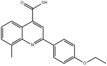 438229-42-6 2-(4-エトキシフェニル)-8-メチルキノリン-4-カルボン酸
