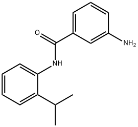 3-AMINO-N-(2-ISOPROPYLPHENYL)BENZAMIDE Structure